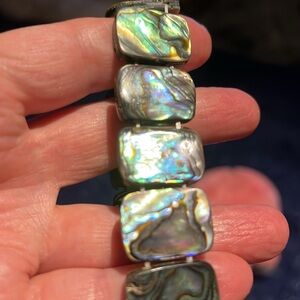 Abalone stretch bracelet